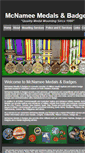 Mobile Screenshot of mcnameemedals.com